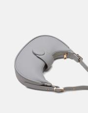 r1246 sarya özel kilit mekanizmalı kadın omuz çantası gri 3