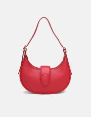 r1246 sarya özel kilit mekanizmalı kadın omuz çantası kırmızı