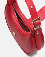 r1246 sarya özel kilit mekanizmalı kadın omuz çantası kırmızı 4