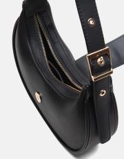 r1246 sarya özel kilit mekanizmalı kadın omuz çantası siyah 3