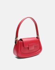 r1279 velma toka detaylı uzun askılı el çantası kırmızı 2