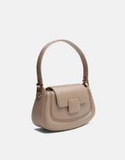 r1279 velma toka detaylı uzun askılı el çantası vizon 2