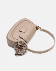 r1279 velma toka detaylı uzun askılı el çantası vizon 3