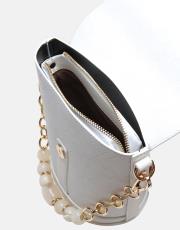 r1280 aventra zincir askılı kova çanta beyaz 4