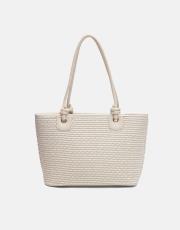 r1282 nimra hasır kadın çantası krem