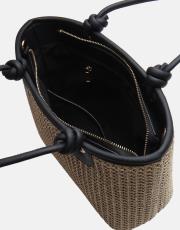 r1282 nimra hasır kadın çantası siyah 4