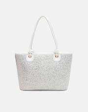 r1282 nimra hasır kadın çantası beyaz