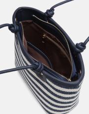 r1282-1 lorin hasır kadın çantası lacivert 4