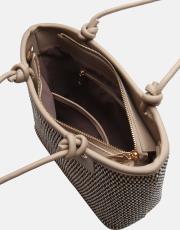 r1282-1 lorin hasır kadın çantası vizon 4