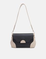 r1268 sienna kadın çantası  siyah-vizon