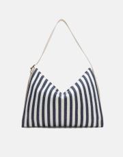 r1287 stria kadın çantası krem