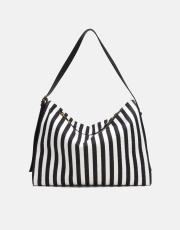 r1287 stria kadın çantası siyah