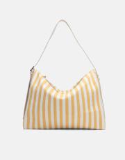 r1287 stria kadın çantası hardal