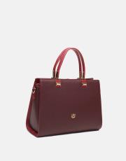 r1151-1 zevra kadın çantası  bordo 2