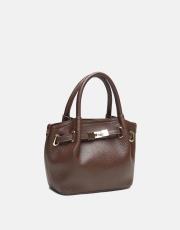 r1306 lioren zamansız formda şık el çantası kahve 2