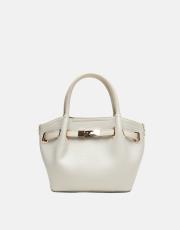 r1306 lioren zamansız formda şık el çantası krem