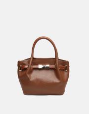 r1306 lioren zamansız formda şık el çantası taba