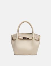 r1306 lioren zamansız formda şık el çantası vizon