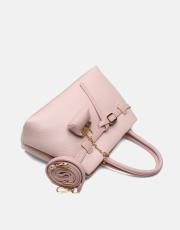 r1303 noir elegance tote kadın çantası pudra 3