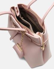 r1303 noir elegance tote kadın çantası pudra 4