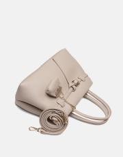 r1303 noir elegance tote kadın çantası vizon 3