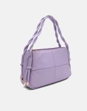 r1128 iris örgü saplı kadın çantası lila 2