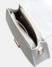 r1130 flora özel tasarım kilitli kadın çantası beyaz 4