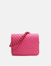 r1031 wanda kapitone desenli inci saplı kadın çantası fuşya 3