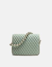 r1031 wanda kapitone desenli inci saplı kadın çantası mint yeşili 3