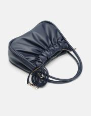 r1063 brenda büzgü detaylı çanta lacivert 3