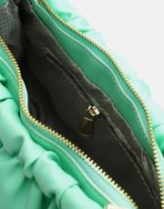 r1063 brenda büzgü detaylı çanta su yeşili 4