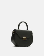 r0969 zakha kilit aksesuarlı kadın çantası siyah 2