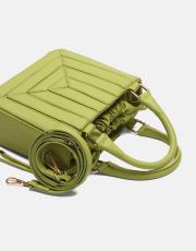 r1036 ohio büzgü ağızlı kadın çantası fıstık yeşili 3