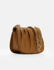 r1110 katty büzgülü hatlara sahip inci saplı deri kadın çanta taba 2