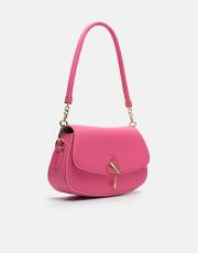 r1184 litva kapaklı kadın çantas fuşya 2