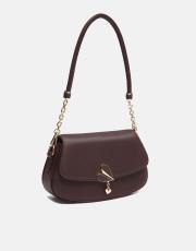 r1184 litva kapaklı kadın çantas kahve 2