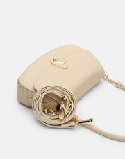 r1184 litva kapaklı kadın çantas krem 3