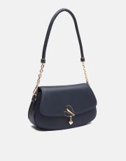 r1184 litva kapaklı kadın çantas lacivert 2