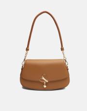 r1184 litva kapaklı kadın çantas taba