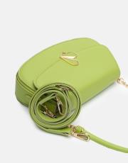 r1184 litva kapaklı kadın çantas fıstık yeşili 3